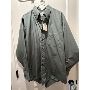 KOMA Gear Men's L Premium Class Approved Work Shirt Sage Green Crane Logo
